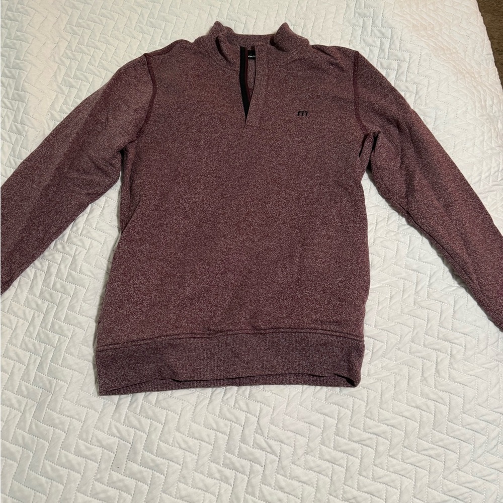 Men's Travis Matthews Maroon Sweater